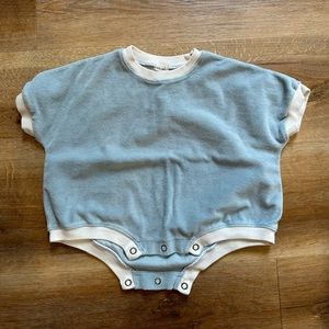 Junie Grey baby terry romper size 0-6m